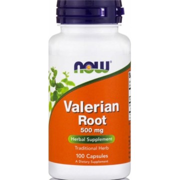 VALERIAN ROOT (ΒΑΛΕΡΙΑΝΑ) NOW FOODS 500mg 100caps ΑΓΧΟΣ